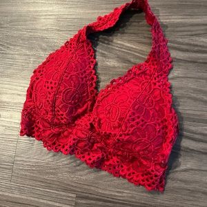 Red lace Bralette